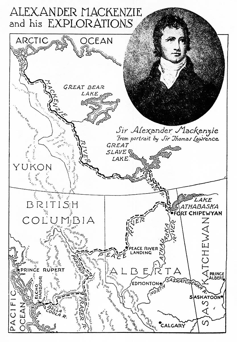 Alexander Mackenzie and His Explorations