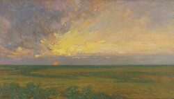 Charles W. Jefferys (1869–1951)
A Prairie Sunset, 1915
Oil on canvas