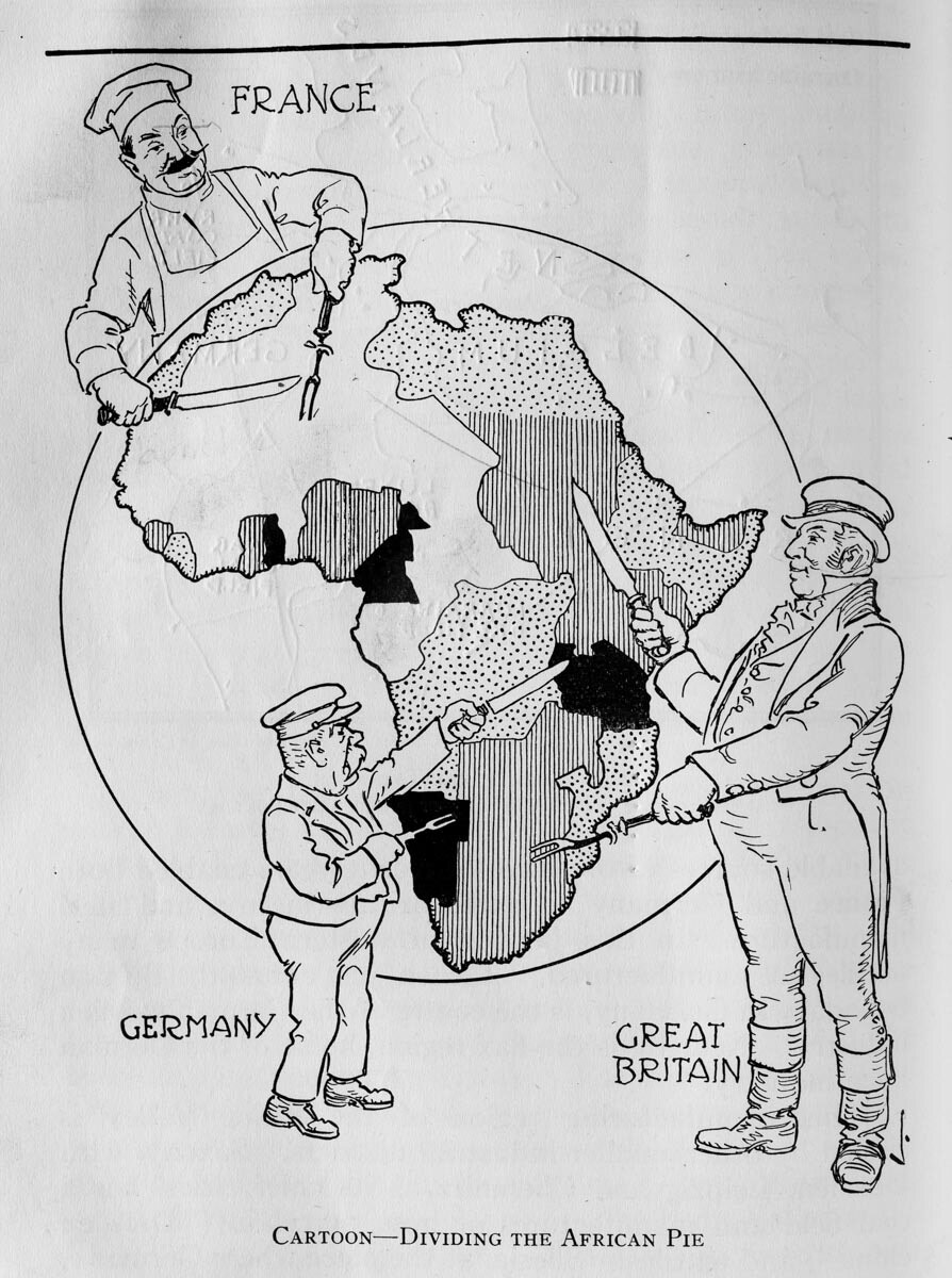 Cartoon - Dividing the African Pie