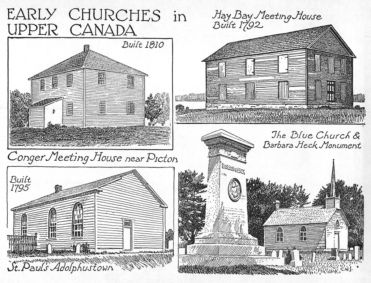 Early Churches In Upper Canada