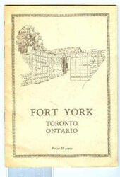 Alley, H.R.<BR>
Fort York, Toronto, Ontario. Toronto, T.H. Best Printing Co., 1936. 	24 p. Illus.