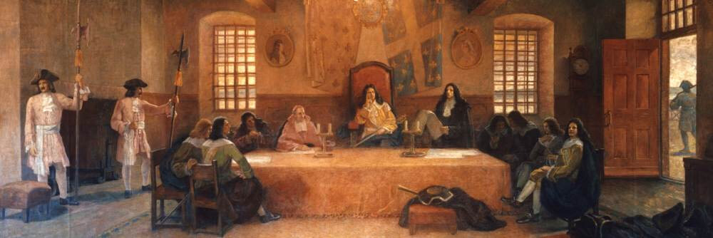 Meeting of the Sovereign Council by Charles Huot