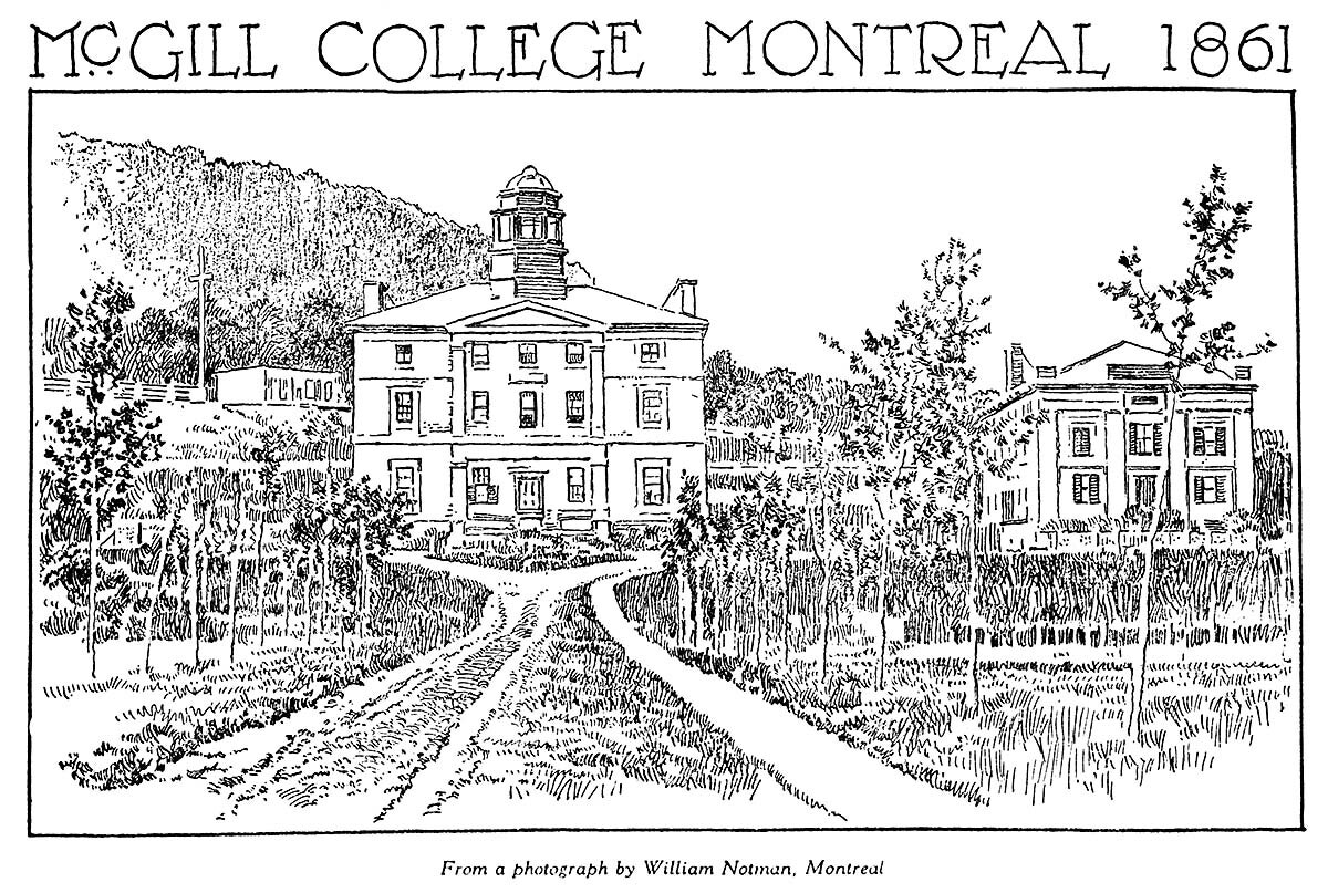 McGill College, Montreal, 1861