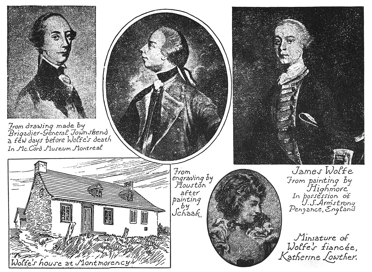 Portraits of Wolfe, Wolfe's House. Wolfe's Fiancee