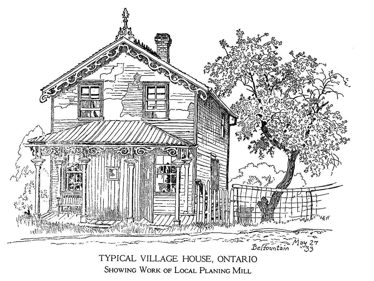 Typical Village House, Ontario