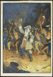 Jefferys, Charles William, 1869-1951.

Library and Archives Canada, Acc. No. 1990-512-3

1 watercolour / aquarelle : watercolour over pencil on commercial board
Support: 30.700 x 44.900
