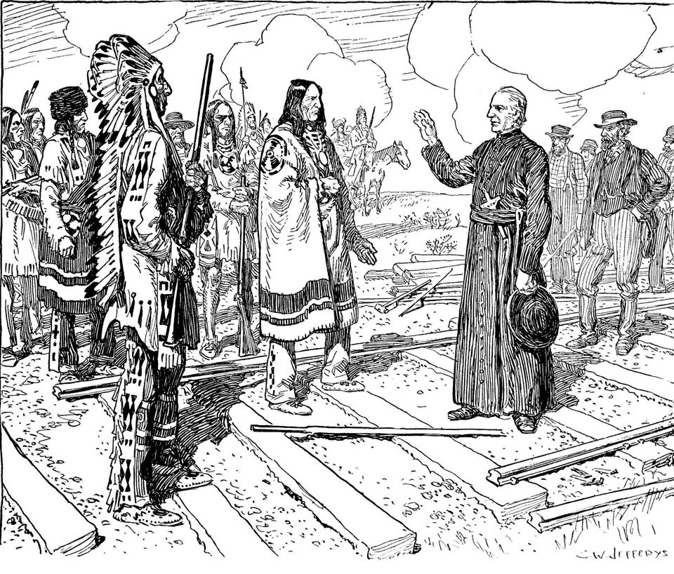 Father Lacombe and the Blackfeet