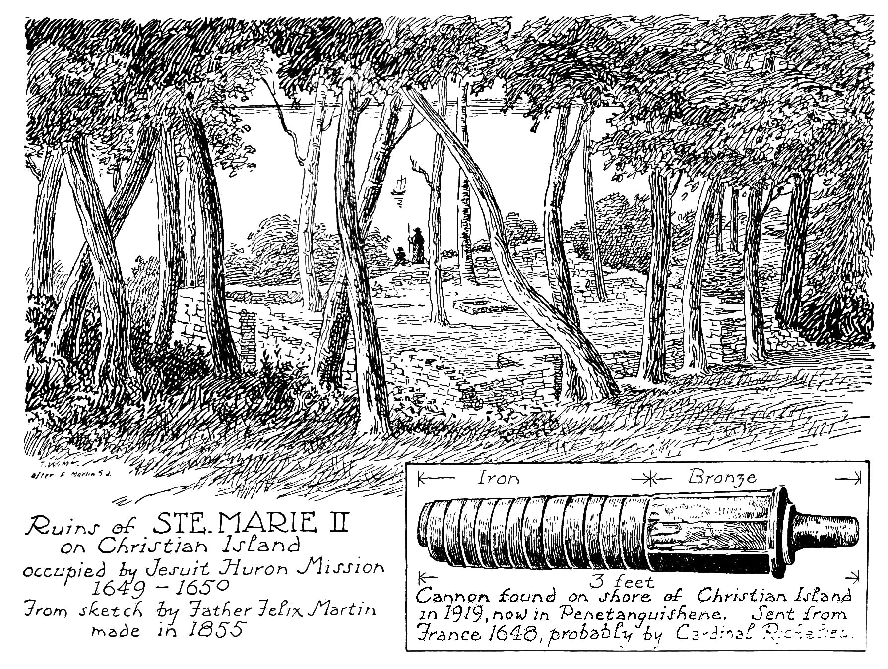 Ruins of Fort Ste. Marie II